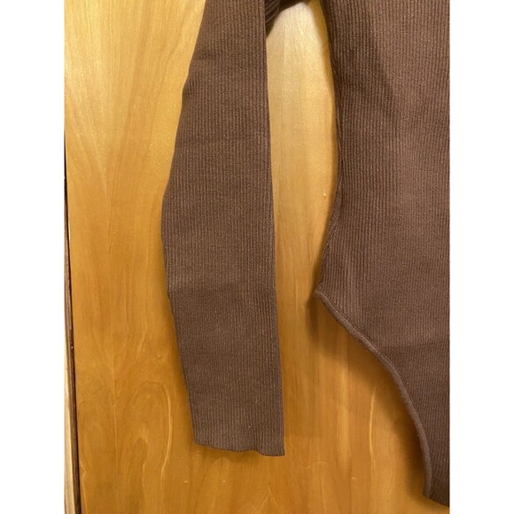 Any Day Of The Week Bodysuit - Tan Size Medium Long Sleeve Pullover - Picture 13 of 14